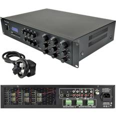 Amplifiers & Receivers Loops 1200W Stereo Bluetooth Amplifier 6x 200W Channel Multi Zone HiFi Matrix Mixer