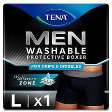 Inkontinensbeskyttelse TENA for Black Cotton Washable Incontinence Boxer, Large