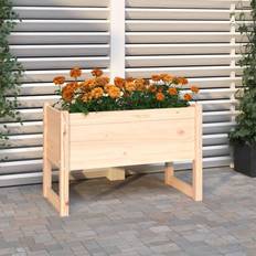 vidaXL plantekasse 78x40x52 fyrretræ Plantekasse