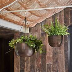 Ivyline Indoor Mayfair Mocha Hanging Planter