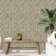 Dutch Wallcoverings Phoenix Grön Och Beige Tapet