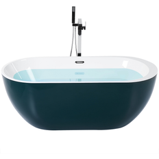 Vert Baignoires Autoportantes Beliani Modern Freestanding Bath Tub Acrylic Overflow Nevis