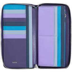 Large lilac wallet with zip, Lilac.