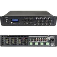 Loops 1600W Stereo Bluetooth Amplifier 8x 200W Channel Multi Zone HiFi Matrix Mixer