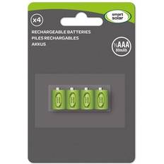 Smart Garden Solar Rechargeable Batteries 1/3 AAA 80mAh- Pack of 4