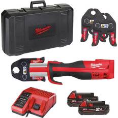 Milwaukee Set Milwaukee M18 BLHPT-202C TH-SET force logic kolborstfritt pressverktyg (2x2,0ah)