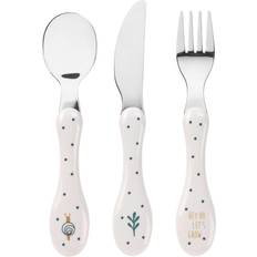 White Children's Cutlery Lässig Cutlery set 3pcs. Garden Explorer