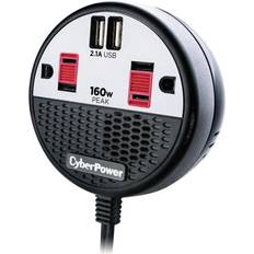 Electrical Accessories CyberPower 12-Volt Inverter with 2 AC Outlets and 2 USB Ports