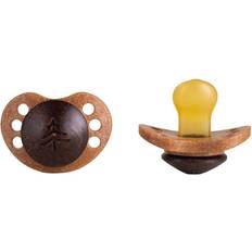 Anatomisk napp Napp Coco Beech, 2-pack, Anatomisk 6 månader