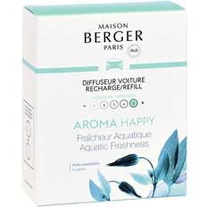 Duft bil Maison Berger Aroma Happy duft til bil refill