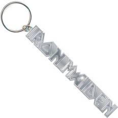 Wallets & Key Holders Maiden Keyring Classic Silver Band Logo Official Keychain