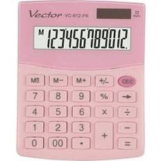 Vector OFFICE CALCULATOR KAV VC-812 PK PINK