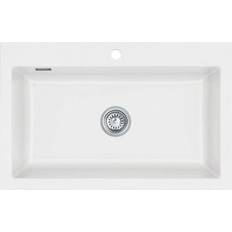 Lavabo Mera 80 Keramik Køkkenvask Matt Vit