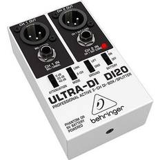 Studioutrustning Behringer DI20 Professionell Aktiv 2-Kanals DI-Box/Splitter