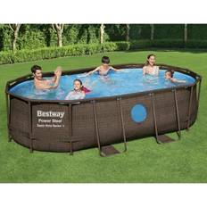 Bestway tillbehör Bestway Pool Power Steel med tillbehör 427x250x100 cm