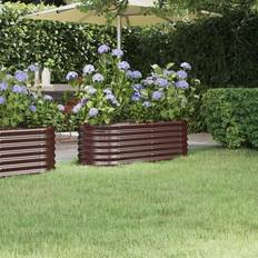 vidaXL Garden Planter Powder-coated