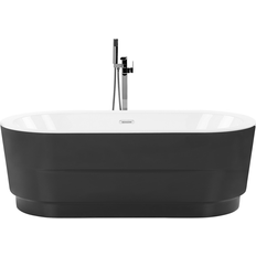 Beliani Freestanding Bath Black EMPRESA