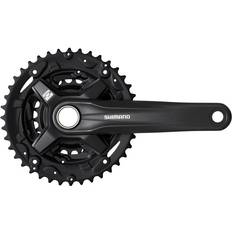 Tretlagerbereiche Shimano Crankset 9-Speed Black w/o CG