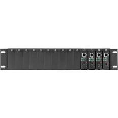 Ukategoriseret Black Box Pure Networking Copper to Fiber Media Converter Chassis basis for modulær ekspansion