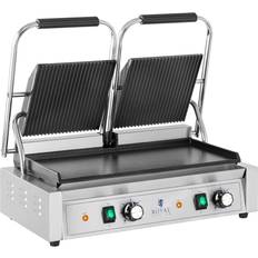 Elgrill Royal Catering Dobbelt kontaktgrill glat/rillet W RCPKG-3600-M