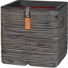 Capi Fioriera Nature Rib Quadrata 40x40 cm Antracite KOFZ903 40cm