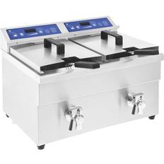 Royal Catering Friggitrice A Induzione 2 x 10 Litri 60 Fino A 190°C RCIF-10DB