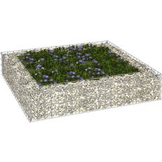 100.0 cm Pallkragar vidaXL Gabion Raised Bed 100x100x20cm