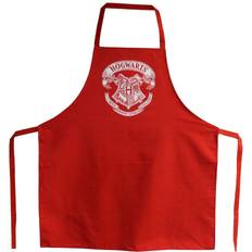 Coton Tabliers Harry Potter Tabelier Logo Hogarts Rouge Tablier Rouge