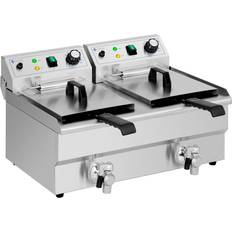 Royal Catering Friteuse Électrique 2 x 11 l 6 000 W