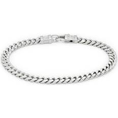 Natuurlijk Sieraden Curb Bracelet L Silver - Zilver