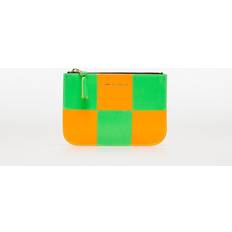 Orange Portefeuilles Fluo Square Zip Pouch - Orange/Green