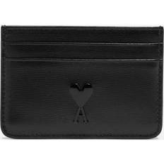 Ranura para tarjetas de crédito Tarjeteros Ami Paris Heart Logo Cardholder - Black