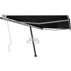 vidaXL Freestanding Manual Retractable Awning 450x300cm