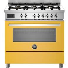 Bertazzoni gasspis 90cm Bertazzoni gasspis PRO96L1EGIT Gul