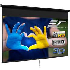 Projector Screens Elite Screens Manual B MaxWhite B 125" 1:1 Projector Screen, Black