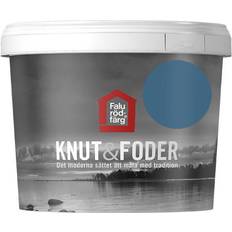 Falu rödfärg knut & foder Falu Rödfärg KNUT & FODER Träfasadsfärg Blue 1L