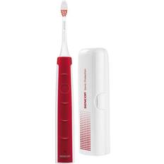 Elektrische Zahnbürsten & Mundduschen Sencor Electric Sonic Toothbrush With 41000 Brushing Speed Red