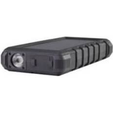 Powerbanks - Solcelleopladere Batterier & Opladere Voltcraft SL-240, Sort, Universel, Rektandel, IP64, 24000 mAh, Solar