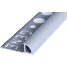 Silver Kakel Genesis KAKELLIST I ALUMINIUM 8 MM 2500 MM BLANK/SILVER Beijerbygg