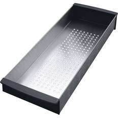 Franke Éviers de cuisine Franke Bac d'égouttement 156 x 439 x 54 mm Inox Plastique Noir 112.0066.060