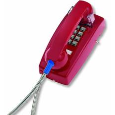 Cortelco 2554-ARC-RD 255447ARC20M Wall Phone w/Armored Cord