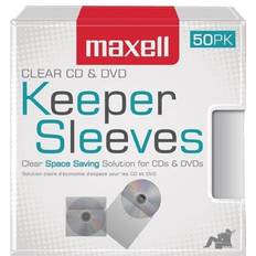 Uncategorized Maxell 190150 CD/DVD Keeper Sleeves (50 pk)