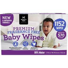 Wipes & Washcloths Member's Mark Premium Fragrance-Free Baby Wipes 1152pcs