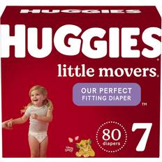 Baby care Huggies Little Movers Baby Disposable Diapers Size 7 80pcs