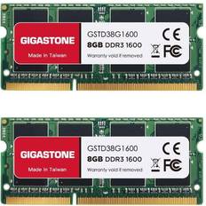 RAM Memory Gigastone DDR3 1600MHz 2x8GB (SO1600CL11-8GB-2PK)