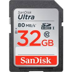 Uhs i sandisk ultra 32gb SanDisk Ultra 32GB SDHC UHS-I Memory Card in Black