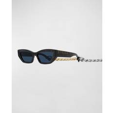 Stella McCartney Occhiali da sole Stella McCartney Logo Acetate Butterfly With Falabella Chain