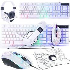 Keyboards & Mouse Pad, RGB Backlight Bundle