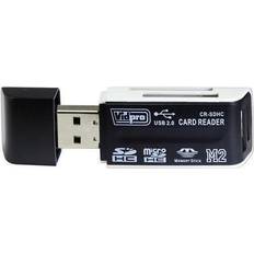 Memory Card Readers VidPro 4-in-1 USB 2.0 Card Reader