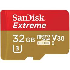Sandisk extreme 32gb SanDisk Extreme 32GB microSDHC UHS-I Card with Adapter (SDSQXVF-032G-GN6MA)